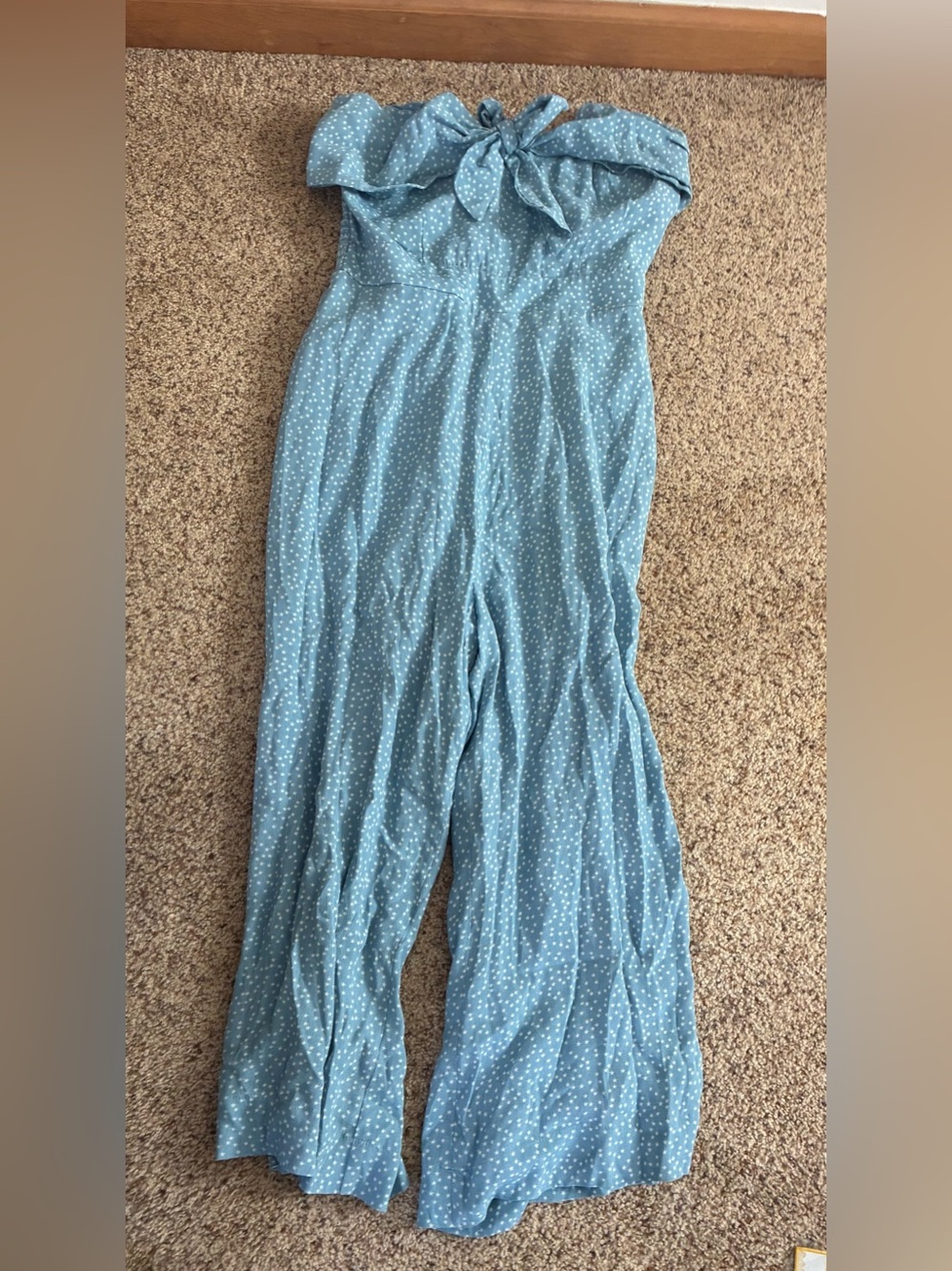 Strapless Blue Star Jumpsuit